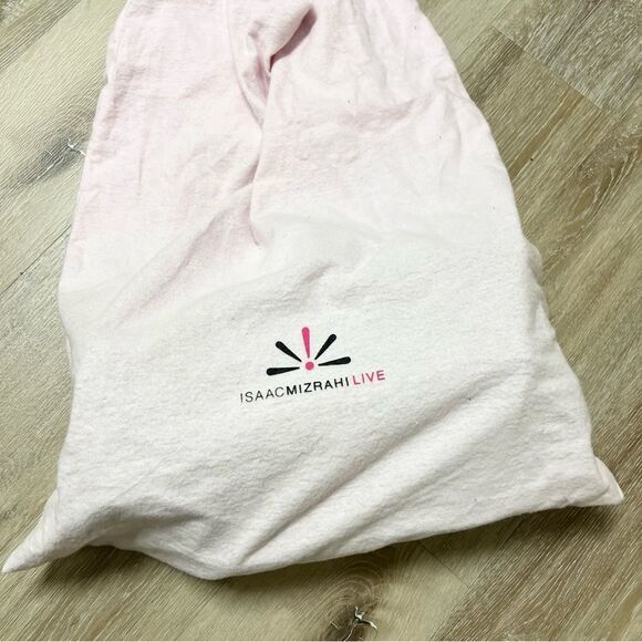 Isaac Mizrahi Live LG Satchel Leather Shoulder Bag Tote Purse Handbag Brown - Picture 16 of 16